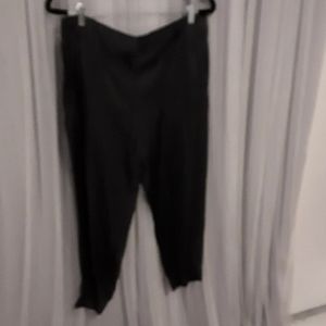 Loft satin cargo slacks